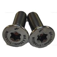 F-ONE Vis M8-25mm Tapered Head Screws (TITANIUM - T40 torx) x2