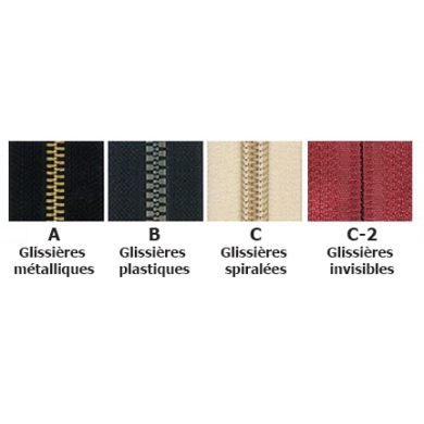 Zlideon curseur pour fermeture plastique