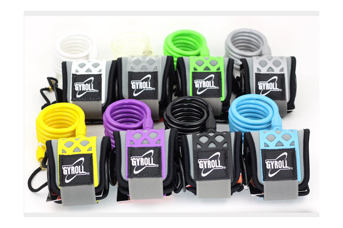 Mike Stewart leash Gyroll poignet