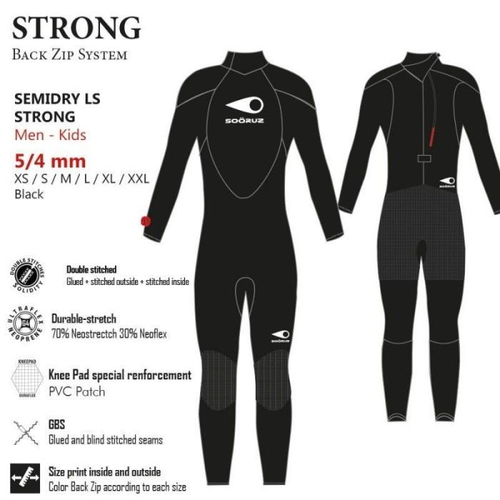 SOORUZ fullsuit 5/4mm strong seat jr BZ