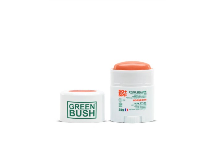 GREENBUSH Sticks Mixtes Solaire SPF50+ BIO Cosmos