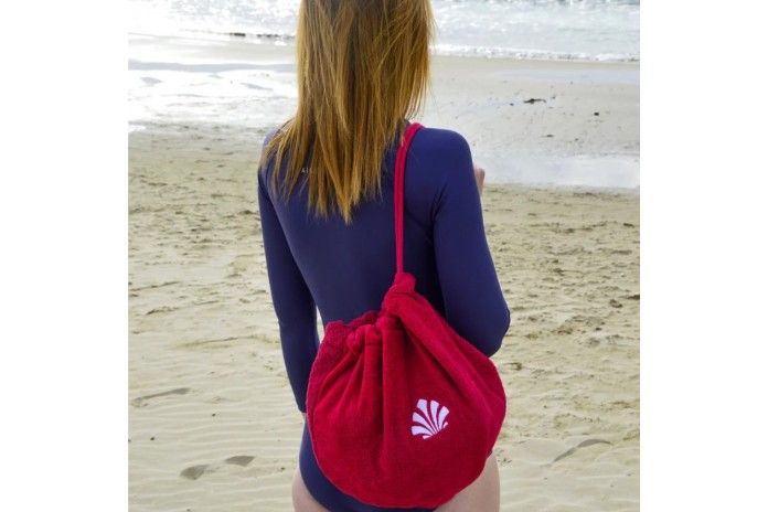 SAINT JACQUES beach towel with integrated bag