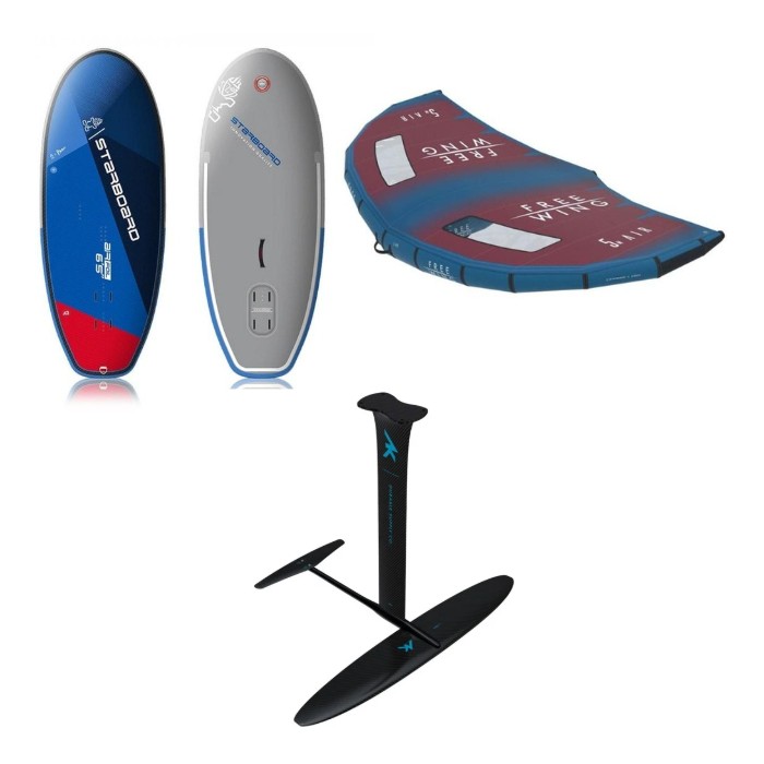PACK Gonflable STARBOARD Air Foil Deluxe + AK Plasma Alu + FREEWING Air V3