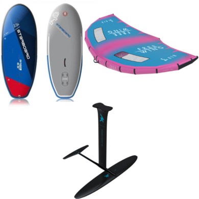 PACK Gonflable STARBOARD Air Foil Deluxe + AK Plasma Alu + FREEWING Air V3 PACK Gonflable STARBOARD Air Foil Deluxe + AK Plasma Alu + FREEWING Air V3