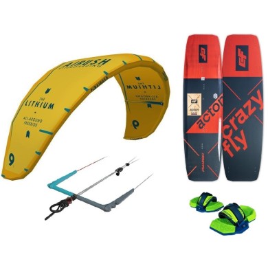 Pack Kitesurf AIRUSH LITHIUM 2023 + Crazy Fly Acton