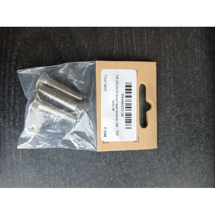 F-one Vis M6-32mm Tapered Head screws (T30 Torx) X 4