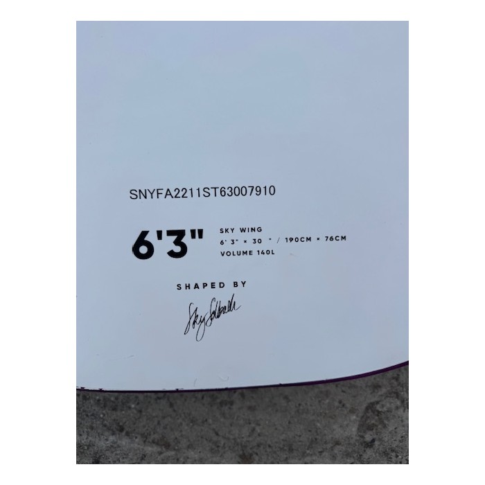 Fanatic Sky Wing 6'3 Soft Occasion
