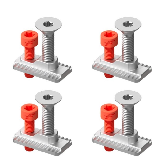 F-one Lackable t-Nuts X4