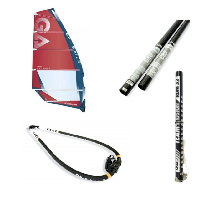 PACK GAASTRA Hybrid + GA C80+ GA Black line + Extension Alu